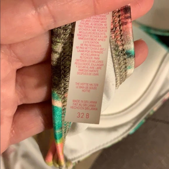 Victoria’s Secret Hottie Halter Watercolor Bikini - Picture 6 of 6